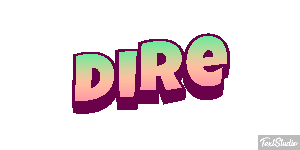 Dire Efekt tekstowy