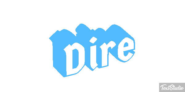 Dire Efekt tekstowy