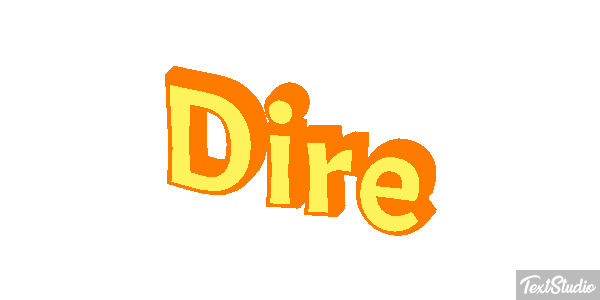 Dire Efekt tekstowy