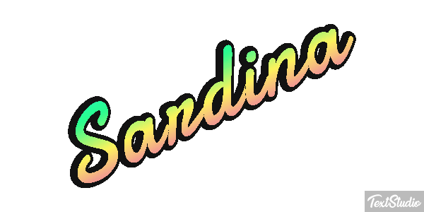 Sardina Efecto de texto