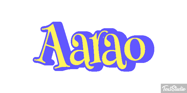 Aarão テキスト効果