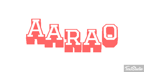 Aarão テキスト効果