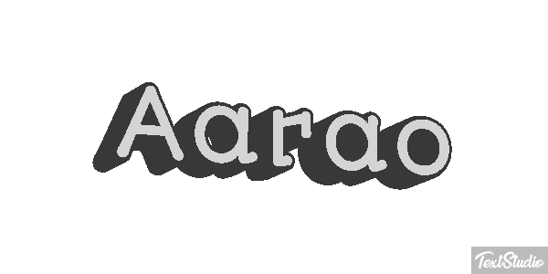 Aarão テキスト効果