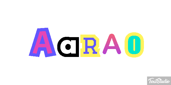 Aarão テキスト効果