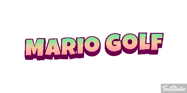 Mario Golf Effetto testo