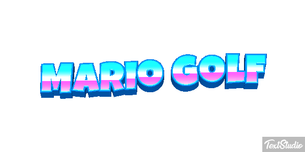 Mario Golf Effetto testo