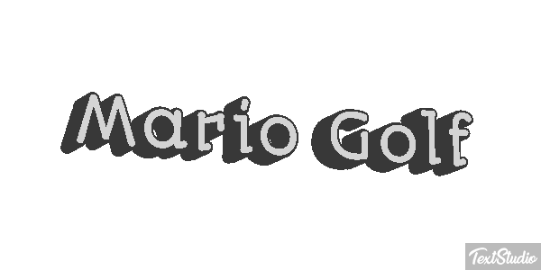 Mario Golf Effetto testo