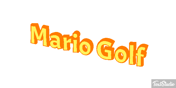 Mario Golf Effetto testo