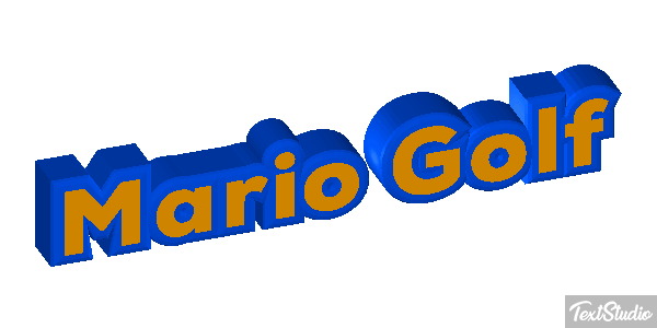 Mario Golf Effetto testo