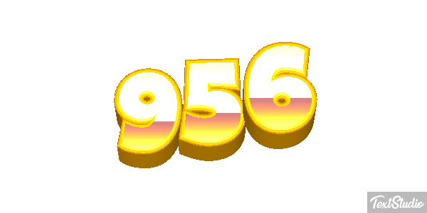 956 Tekst effect