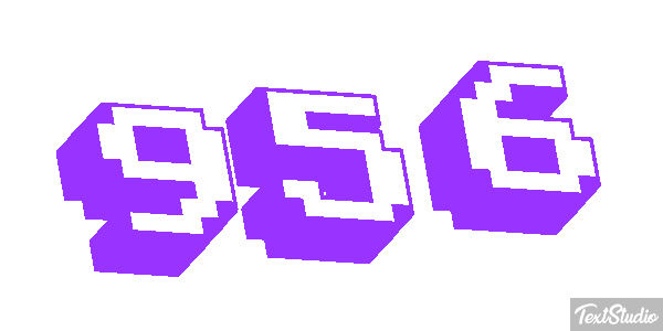 956 Tekst effect