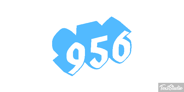 956 Tekst effect