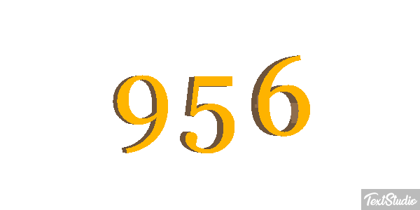 956 Tekst effect