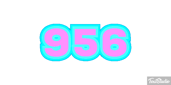 956 Tekst effect