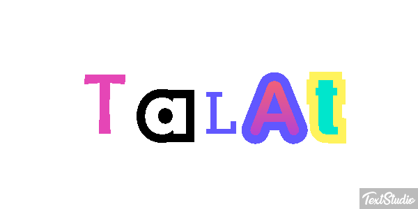 Talat Efecto de texto