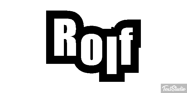 Rolf Tekst effect