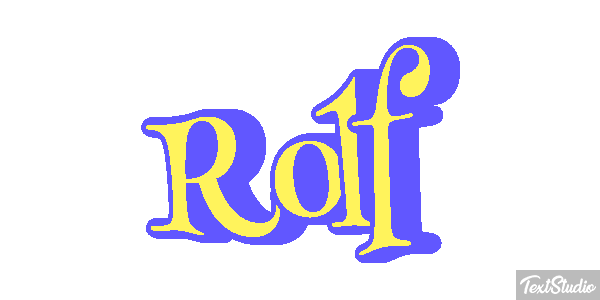 Rolf Tekst effect