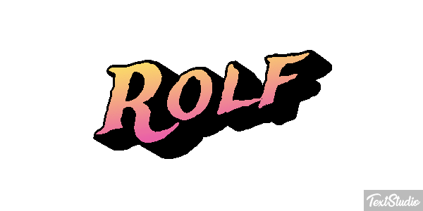 Rolf Tekst effect