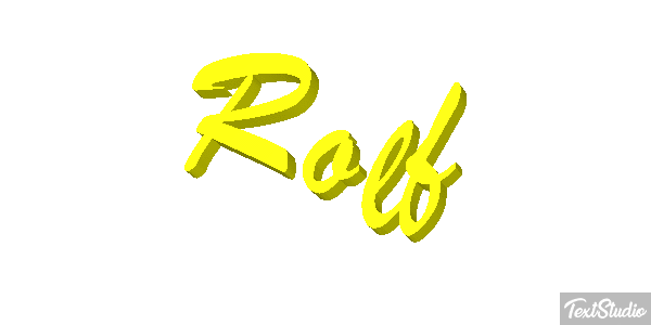 Rolf Tekst effect
