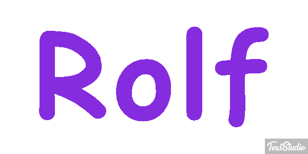 Rolf Tekst effect