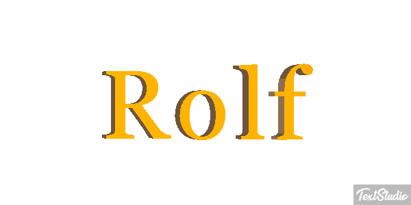 Rolf Tekst effect