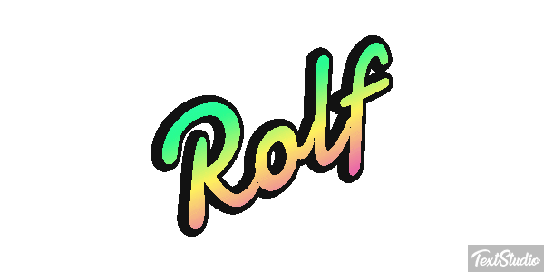 Rolf Tekst effect