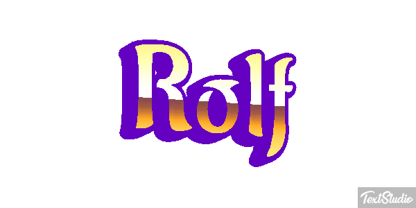 Rolf Tekst effect