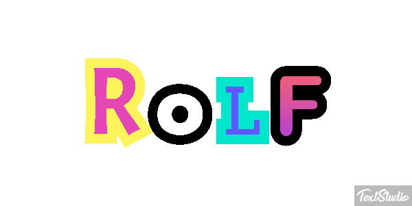 Rolf Tekst effect