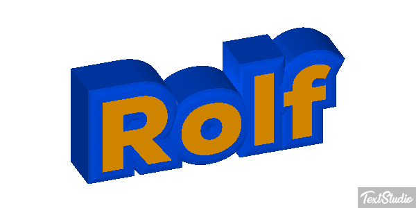 Rolf Tekst effect