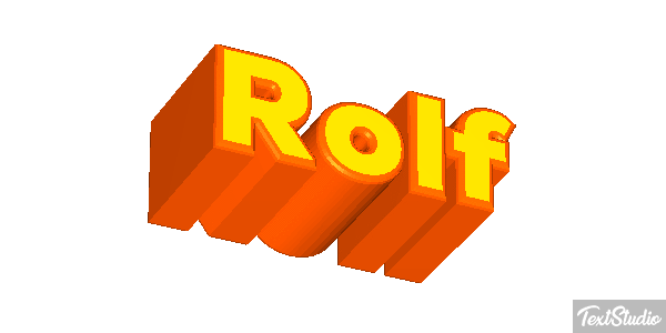 Rolf Tekst effect