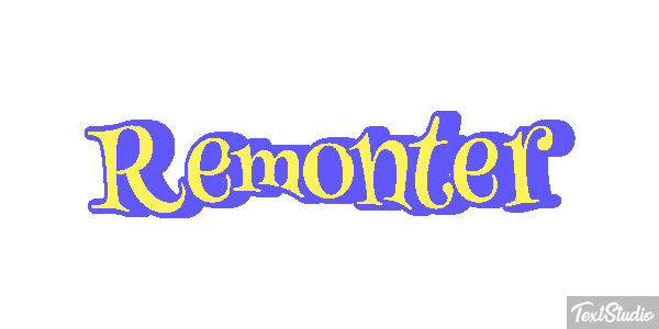 Remonter Текстовый эффект