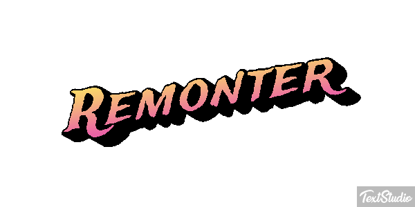 Remonter Текстовый эффект