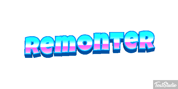 Remonter Текстовый эффект