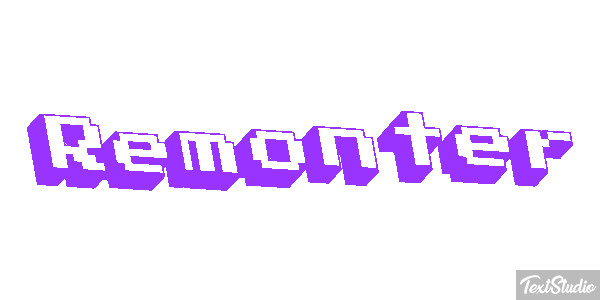 Remonter Текстовый эффект