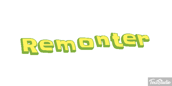 Remonter Текстовый эффект