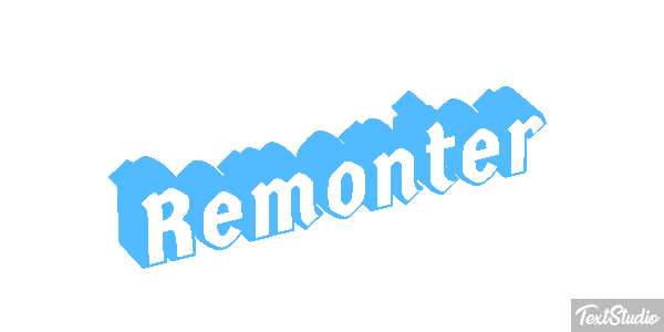 Remonter Текстовый эффект
