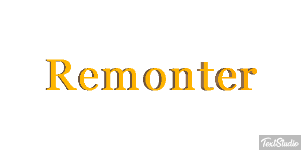 Remonter Текстовый эффект