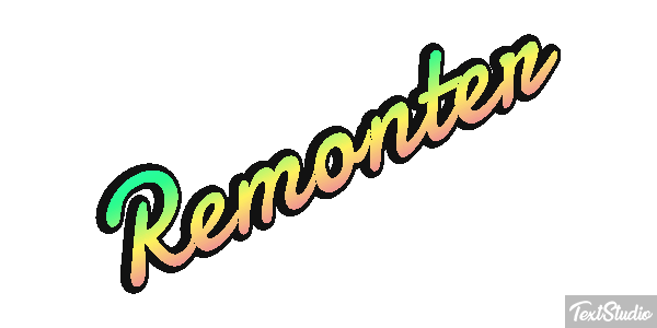 Remonter Текстовый эффект