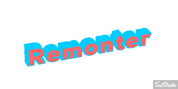 Remonter Текстовый эффект