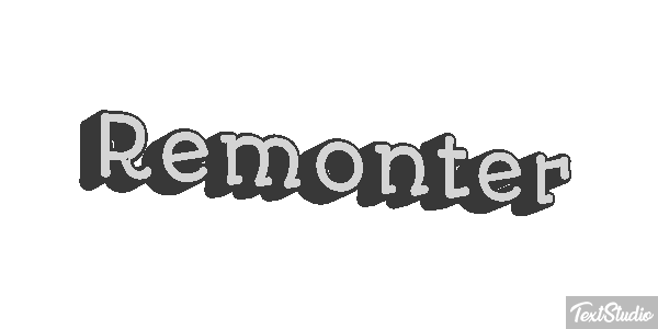 Remonter Текстовый эффект
