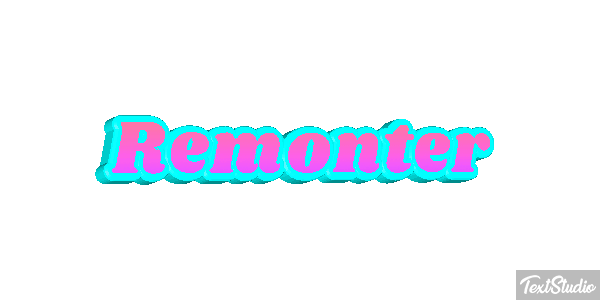 Remonter Текстовый эффект