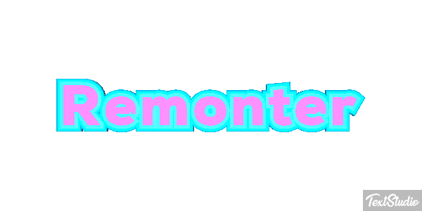 Remonter Текстовый эффект