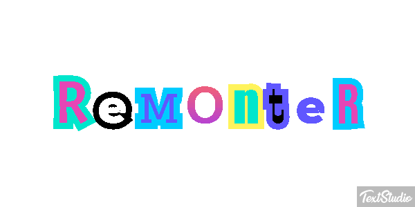 Remonter Текстовый эффект