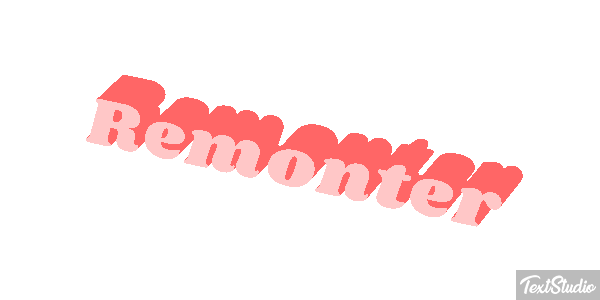 Remonter Текстовый эффект