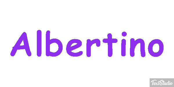 Albertino Efecto de texto