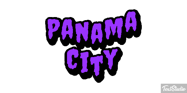 Panama City Effetto testo
