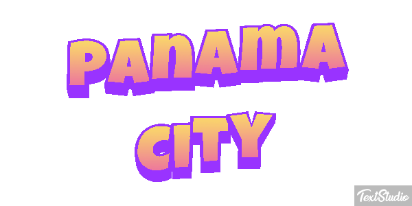 Panama City Effetto testo