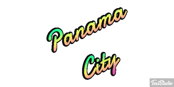 Panama City Effetto testo