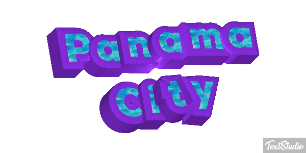 Panama City Effetto testo