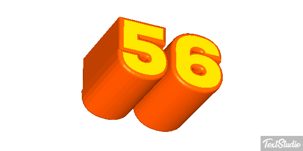 56 Text effect